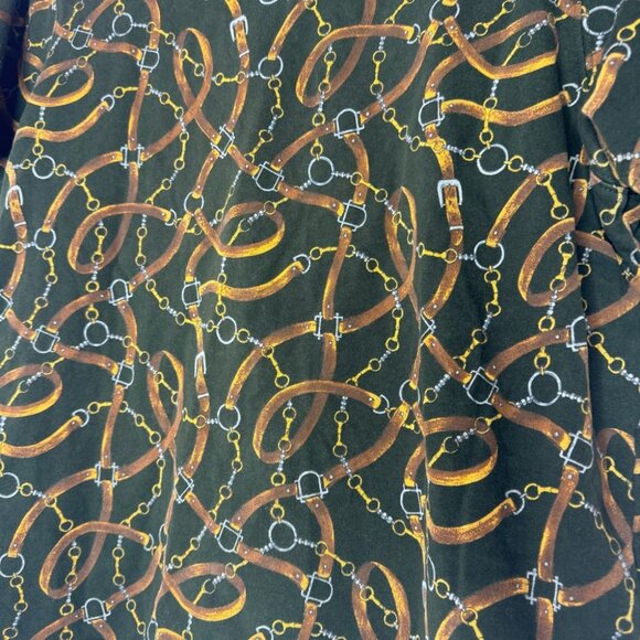 Jones New York sport horse bit chain ⛓️‍💥 chains ⛓️ top shirt luxury tshirt - Picture 4 of 7